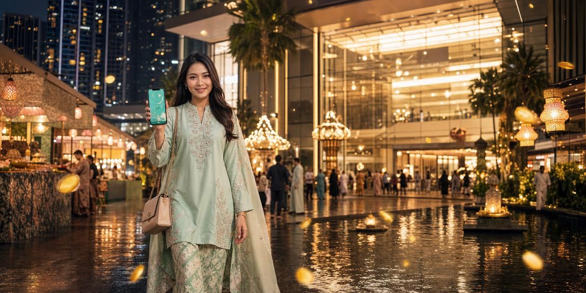 Suasana permainan baccarat di Kuala Lumpur sempena perayaan Hari Raya